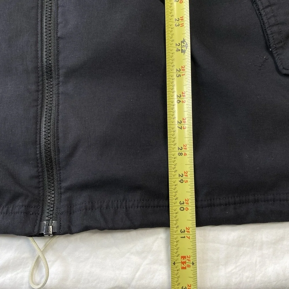 The North Face Men's Black Full Zip Softshell Jacket Stand-Up Collar 2XL